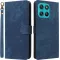 Coque portefeuille Phonesta Vintage Skin pour Motorola Moto G57 Power - Bleu