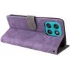 Coque portefeuille Phonesta Vintage Skin pour Motorola Moto G57 Power - Violet 5