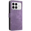 Coque portefeuille Phonesta Vintage Skin pour Xiaomi Poco F8 Pro - Violet 7