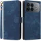 Coque portefeuille Phonesta Vintage Skin pour Xiaomi Poco F8 Ultra - Bleu