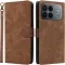 Coque portefeuille Phonesta Vintage Skin pour Xiaomi Poco F8 Ultra - Marron