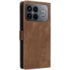 Coque portefeuille Phonesta Vintage Skin pour Xiaomi Poco F8 Ultra - Marron 8