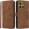 Coque portefeuille Phonesta Vintage Skin pour Motorola Moto G86 - Marron