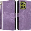 Coque portefeuille Phonesta Vintage Skin pour Motorola Moto G86 - Violet