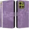 Coque portefeuille Phonesta Vintage Skin pour Motorola Moto G86 - Violet