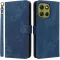 Coque portefeuille Phonesta Vintage Skin pour Motorola Moto G86 Power - Bleu