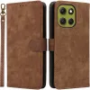 Coque portefeuille Phonesta Vintage Skin pour Motorola Moto G86 Power - Marron