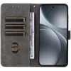 Coque portefeuille Phonesta Vintage Skin pour Oppo Find X9 - Marron 1