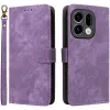 Coque portefeuille Phonesta Vintage Skin pour Oppo Find X9 - Violet 0