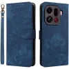 Coque portefeuille Phonesta Vintage Skin pour Oppo Find X9 Pro - Bleu 0