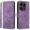 Coque portefeuille Phonesta Vintage Skin pour Oppo Find X9 Pro - Violet