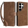Coque portefeuille Phonesta Vintage Skin pour Samsung Galaxy S26 Ultra - Marron 0