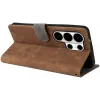 Coque portefeuille Phonesta Vintage Skin pour Samsung Galaxy S26 Ultra - Marron 3