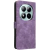 Coque portefeuille Phonesta Vintage Skin pour Xiaomi Redmi Note 15 Pro 5G - Violet 7