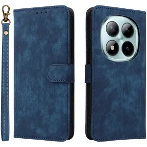 Coque portefeuille Phonesta Vintage Skin pour Xiaomi Redmi Note 15 Pro Plus / Xiaomi Poco M8 Pro - Bleu