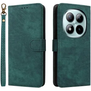 Coque portefeuille Phonesta Vintage Skin pour Xiaomi Redmi Note 15 Pro Plus / Xiaomi Poco M8 Pro - Vert