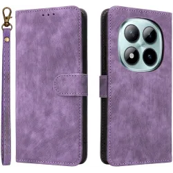 Coque portefeuille Phonesta Vintage Skin pour Xiaomi Redmi Note 15 Pro Plus / Xiaomi Poco M8 Pro - Violet