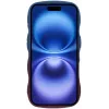 Coque arrière en silicone Phonesta Wavy Gradient pour Apple iPhone 16 - Bleu foncé/Violet foncé 3