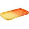 Coque arrière en silicone Phonesta Wavy Gradient pour Apple iPhone 16 Plus - Orange/Jaune 4