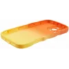 Coque arrière en silicone Phonesta Wavy Gradient pour Apple iPhone 16 Pro - Orange/Jaune 4