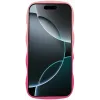 Coque arrière en silicone Phonesta Wavy Gradient pour Apple iPhone 16 Pro Max - Rose 3