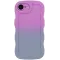 Coque arrière en silicone Phonesta Wavy Gradient pour Apple iPhone 17e/16e - Violet