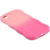Coque arrière en silicone Phonesta Wavy Gradient pour Apple iPhone 17e/16e - Rose 5