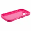 Coque arrière en silicone Phonesta Wavy pour Apple iPhone 16 Plus - Hot Pink 4