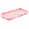 Coque arrière en silicone Phonesta Wavy pour Apple iPhone 16 Plus - Rose 4