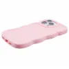 Coque arrière en silicone Phonesta Wavy pour Apple iPhone 16 Pro Max - Rose 5
