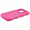 Coque arrière en silicone Phonesta Wavy pour Xiaomi 14T - Hot Pink 5