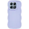 Coque arrière en silicone Phonesta Wavy pour Xiaomi 14T - Violet