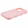 Coque arrière en silicone Phonesta Wavy pour Xiaomi 14T - Rose 5