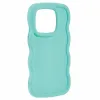 Coque arrière en silicone Phonesta Wavy pour Xiaomi 14T Pro - Vert menthe 3