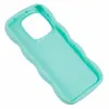 Coque arrière en silicone Phonesta Wavy pour Xiaomi 14T Pro - Vert menthe 4