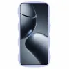 Coque arrière en silicone Phonesta Wavy pour Xiaomi 14T Pro - Violet 2