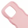 Coque arrière en silicone Phonesta Wavy pour Xiaomi 14T Pro - Rose 6