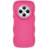 Coque arrière en silicone Phonesta Wavy pour Xiaomi Redmi 14C / Xiaomi Poco C75 - Hot Pink