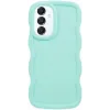 Coque arrière en silicone Phonesta Wavy pour Samsung Galaxy A16 - Vert menthe