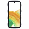 Coque arrière en silicone Phonesta Wavy pour Samsung Galaxy A16 - Noir 2