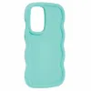 Coque arrière en silicone Phonesta Wavy pour Samsung Galaxy A36/A56 - Vert menthe 2