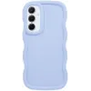 Coque arrière en silicone Phonesta Wavy pour Samsung Galaxy S24 FE - Violet