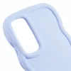 Coque arrière en silicone Phonesta Wavy pour Samsung Galaxy S24 FE - Violet 6