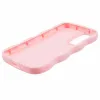Coque arrière en silicone Phonesta Wavy pour Samsung Galaxy S25/S24 - Rose 5