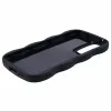 Coque arrière en silicone Phonesta Wavy pour Samsung Galaxy S25/S24 - Noir 5