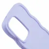 Coque arrière en silicone Phonesta Wavy pour Samsung Galaxy S25 Ultra - Violet 6