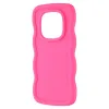 Coque arrière en silicone Phonesta Wavy pour Xiaomi Redmi Note 14 Pro 4G - Hot Pink 4