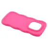 Coque arrière en silicone Phonesta Wavy pour Xiaomi Redmi Note 14 Pro 4G - Hot Pink 5