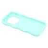 Coque arrière en silicone Phonesta Wavy pour Xiaomi Redmi Note 14 Pro 4G - Vert menthe 6