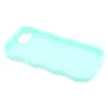 Coque arrière en silicone Phonesta Wavy pour Apple iPhone 17e/16e - Vert menthe 6